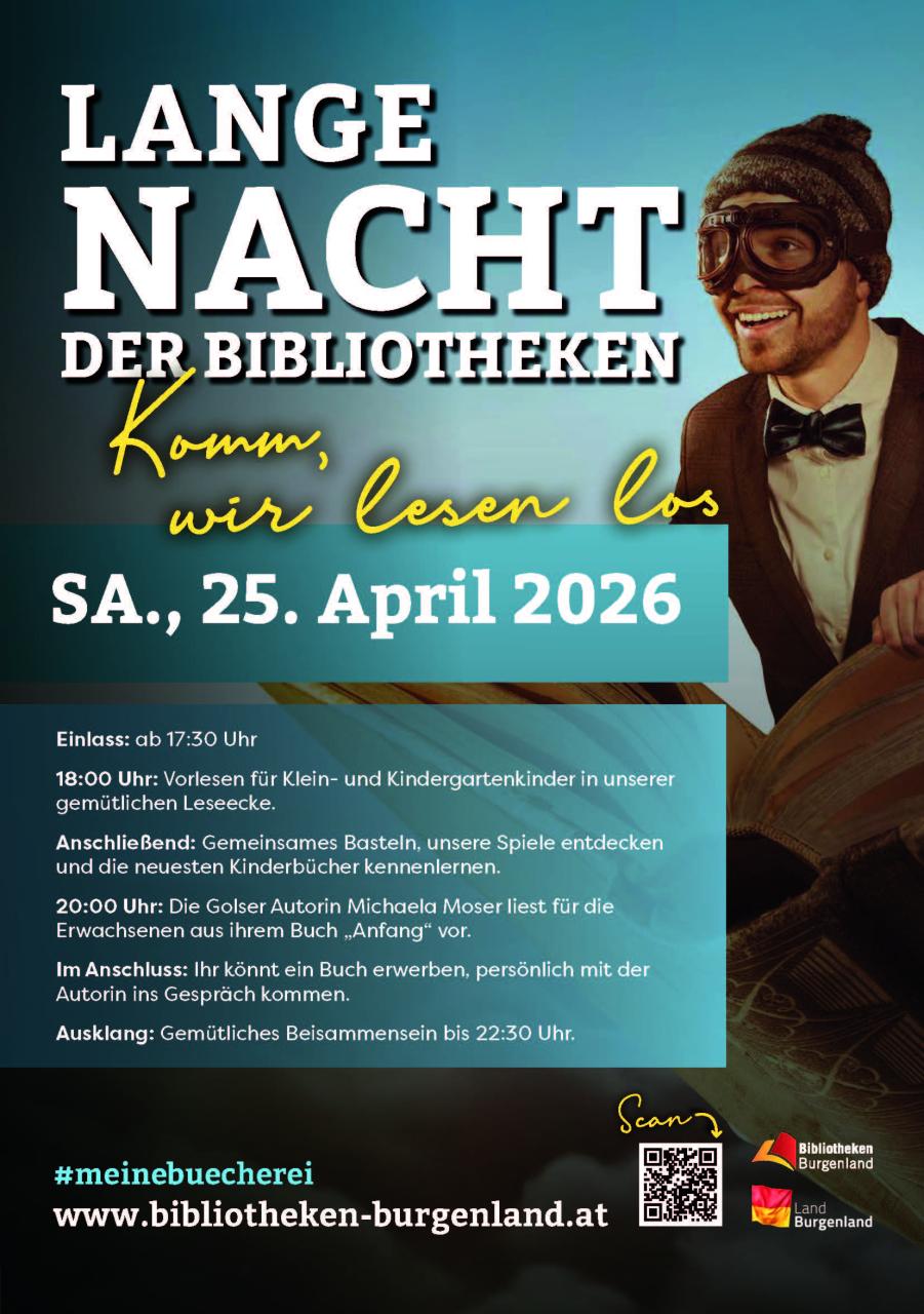 Lange Nacht der Bibliotheken Plakat